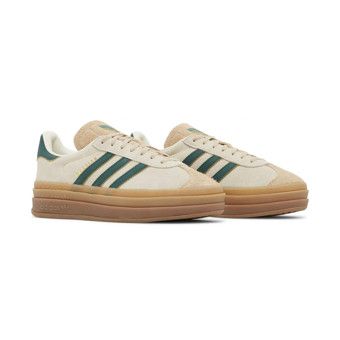 Adidas Gazelle Bold "Cream Collegiate Green"