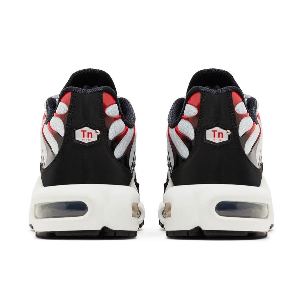 Nike TN "Pure Platinum / University Red"