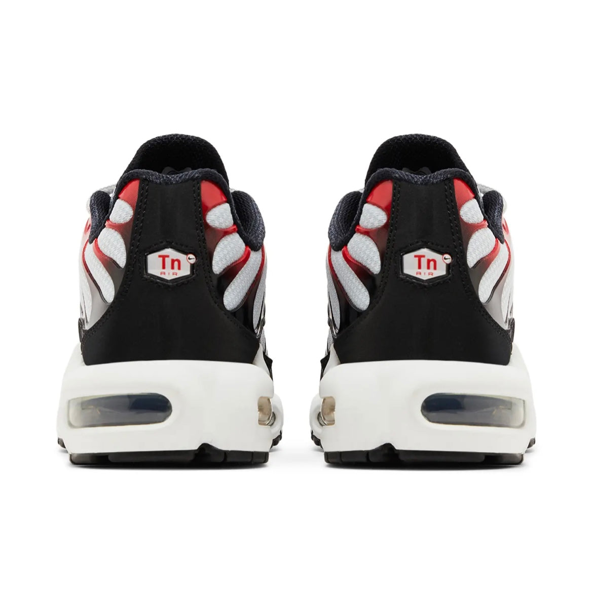 Nike TN "Pure Platinum / University Red"